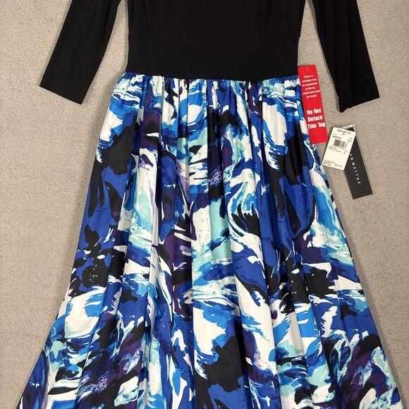 NWT Aidan Mattox Gown Women’s Size 8 Layered Maxi $440 MSRP Wedding‎ Guest Prom - Picture 4 of 16